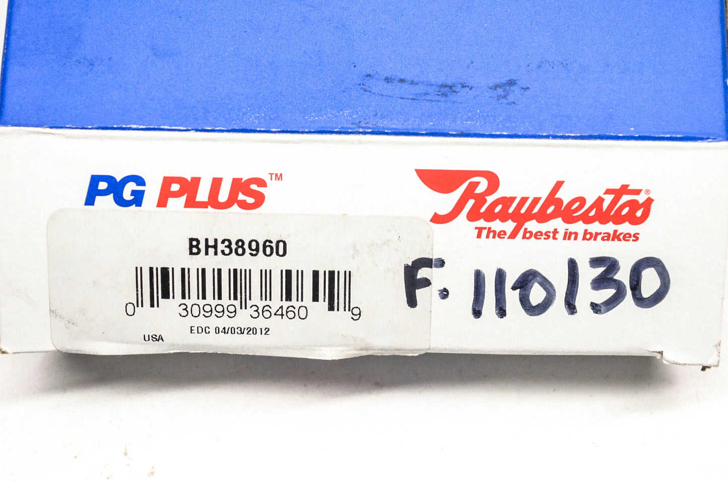 Raybestos BH38960, F110130 Brake Hose NOS
