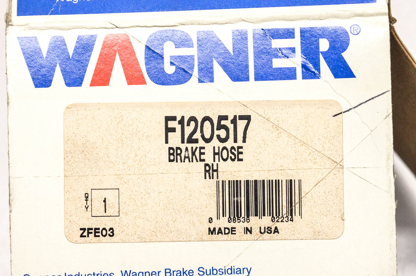 Wagner F120517 Brake Hose NOS