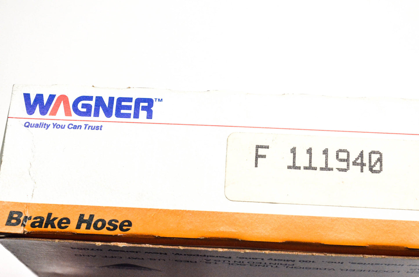 Wagner F111940 Brake Hose NOS