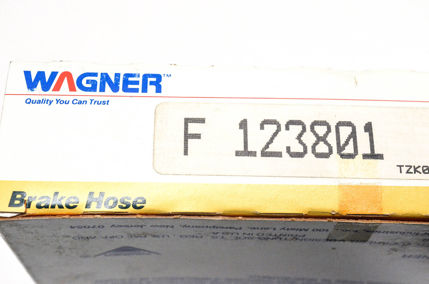 Wagner F123801 Brake Hose NOS