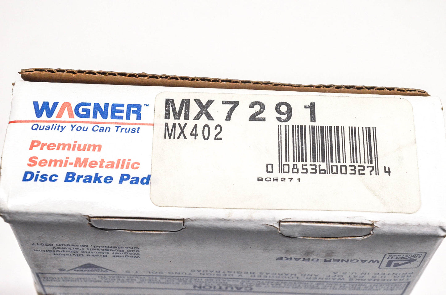 Wagner MX7291, MX402 Disc Brake Pad Kit NOS