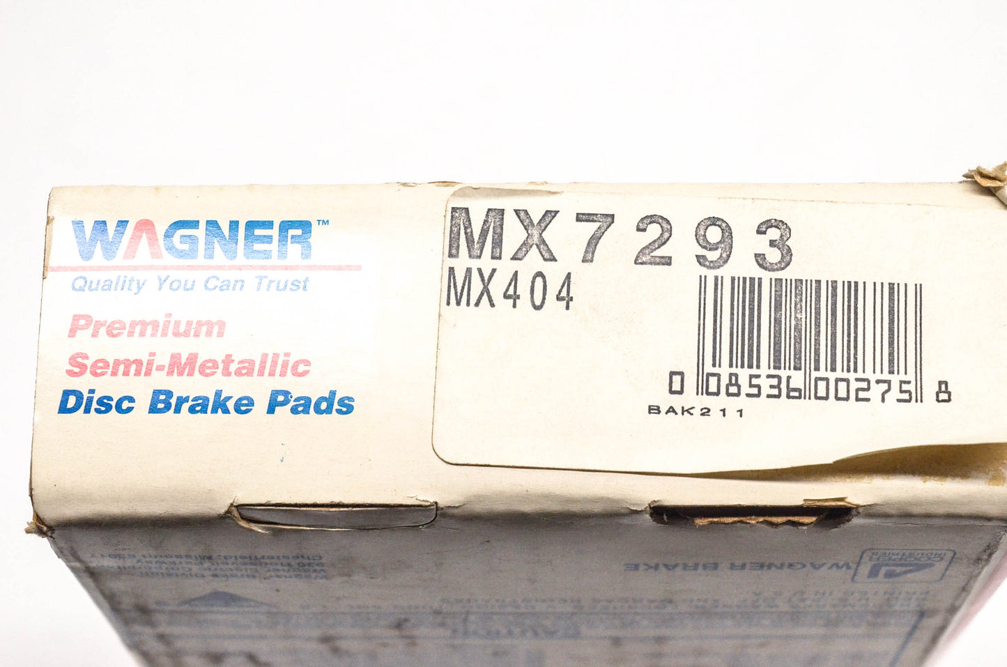 Wagner MX7293, MX404 Disc Brake Pad Kit NOS