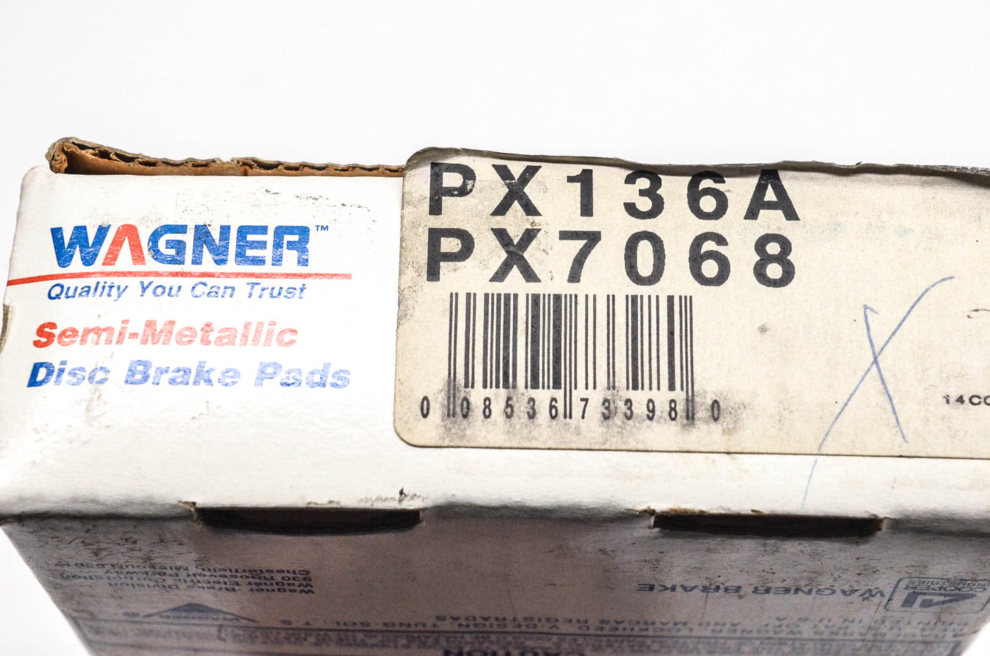 Wagner PX136A, PX7068 Disc Brake Pad Kit NOS