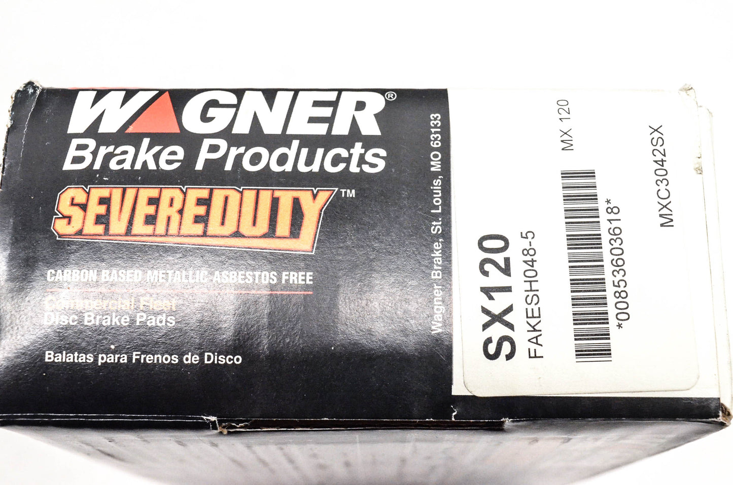 Wagner SX120, FAKESH048-5 Severe Duty Disc Brake Pad Kit NOS