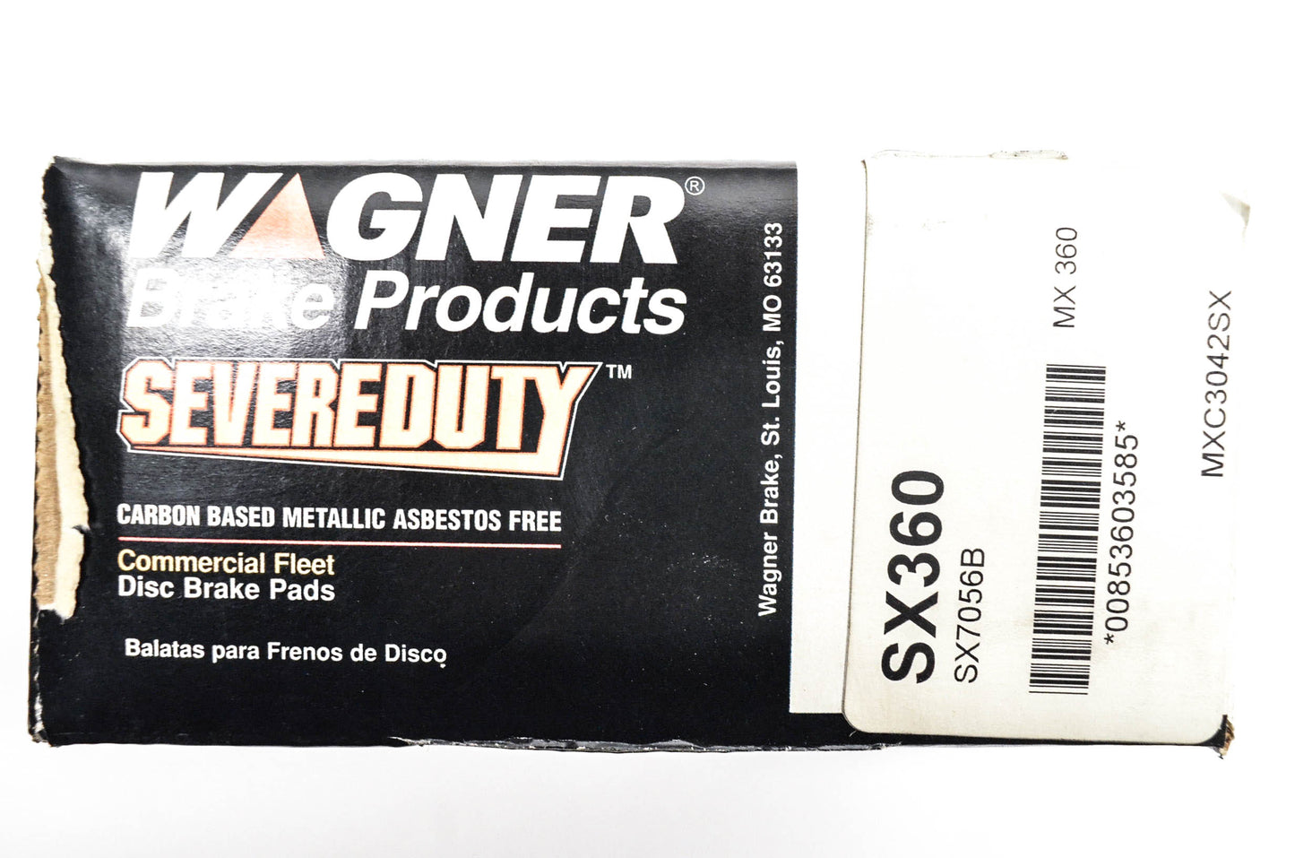 Wagner SX360, SX7056B Severe Duty Disc Brake Pad Kit NOS