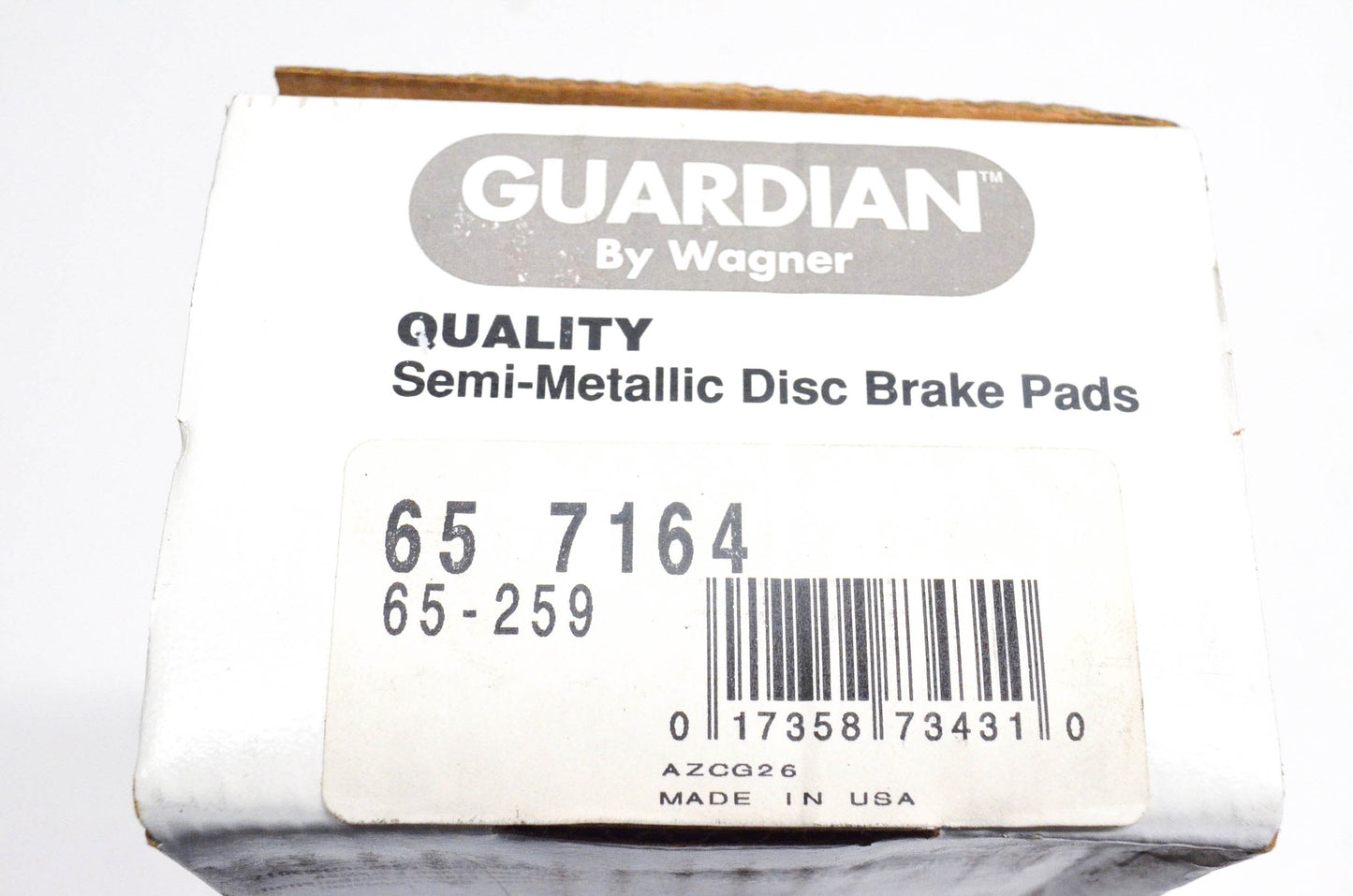 Wagner 65-259, 65-7164 Guardian Semi Metallic Disc Brake Pad Kit NOS
