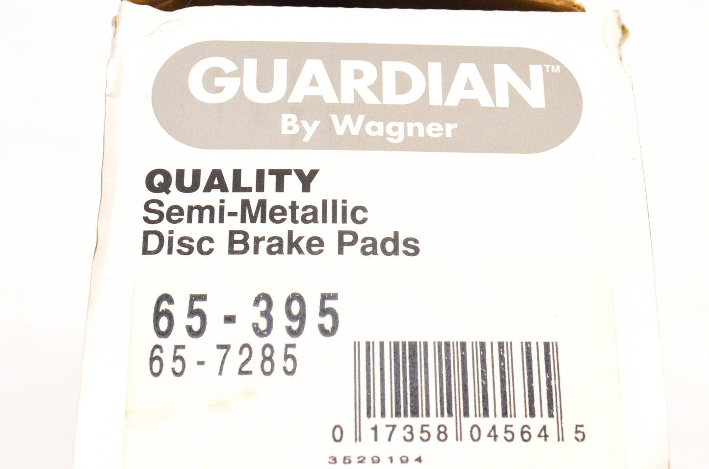 Wagner 65-395, 65-7285 Guardian Semi Metallic Disc Brake Pad Kit NOS