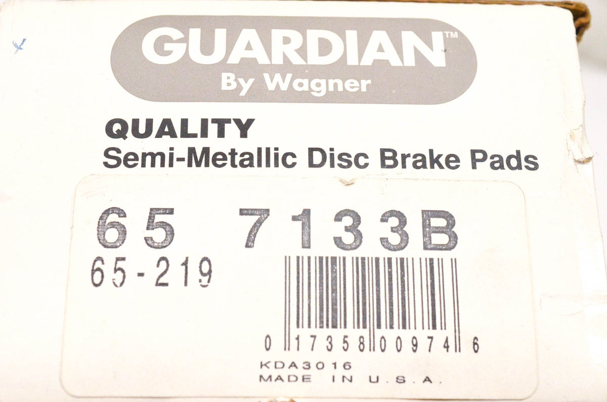 Wagner 65-7133B, 65-219 Semi Metallic Disc Brake Pad Kit NOS