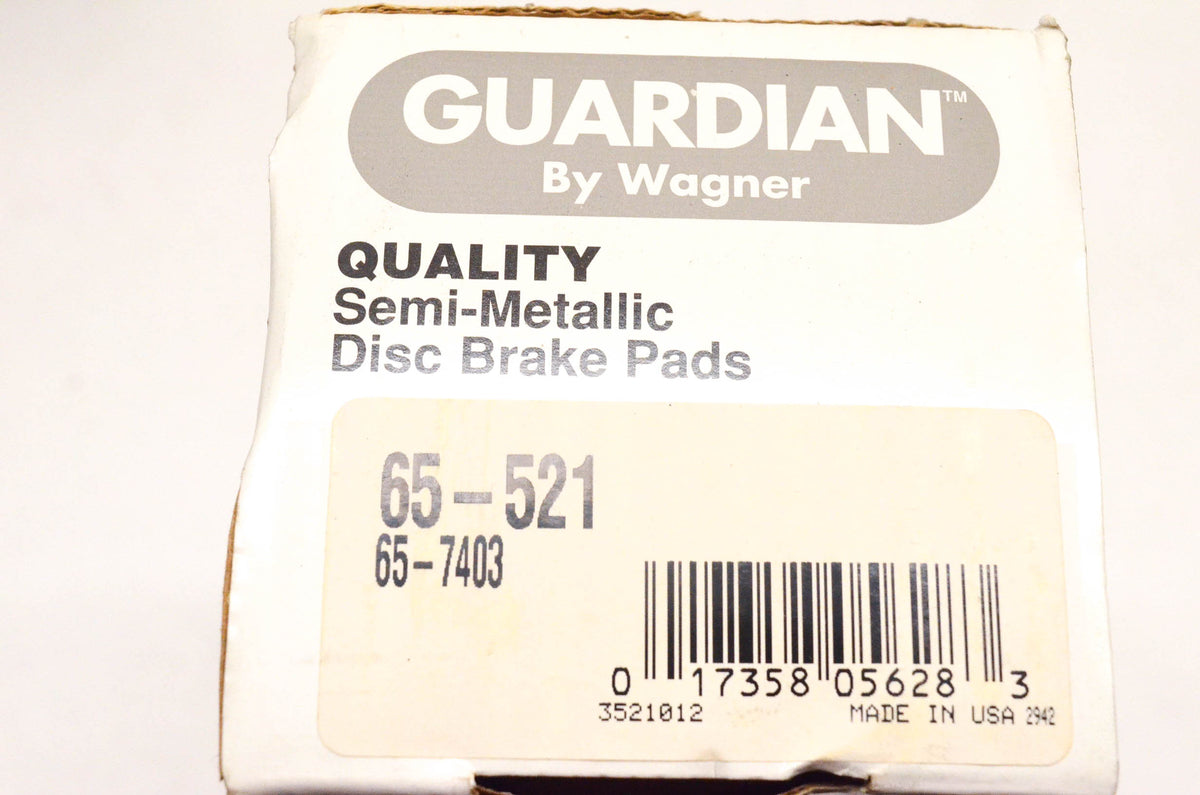 Wagner 65-521, 65-7403 Guardian Semi Metallic Disc Brake Pad Kit NOS