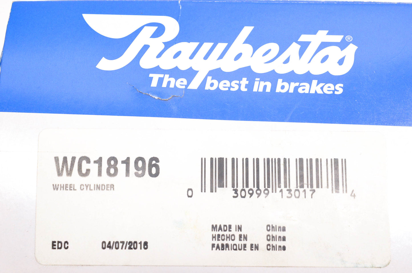 Raybestos WC18196 Wheel Cylinder Assembly NOS