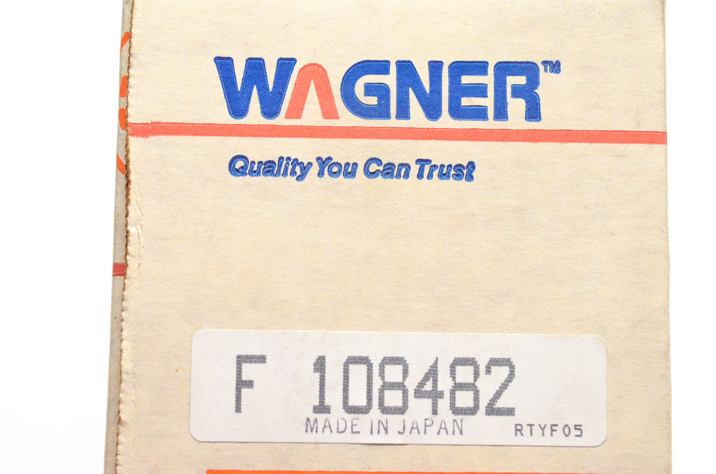 Wagner F108482 Master Brake Cylinder Assembly NOS
