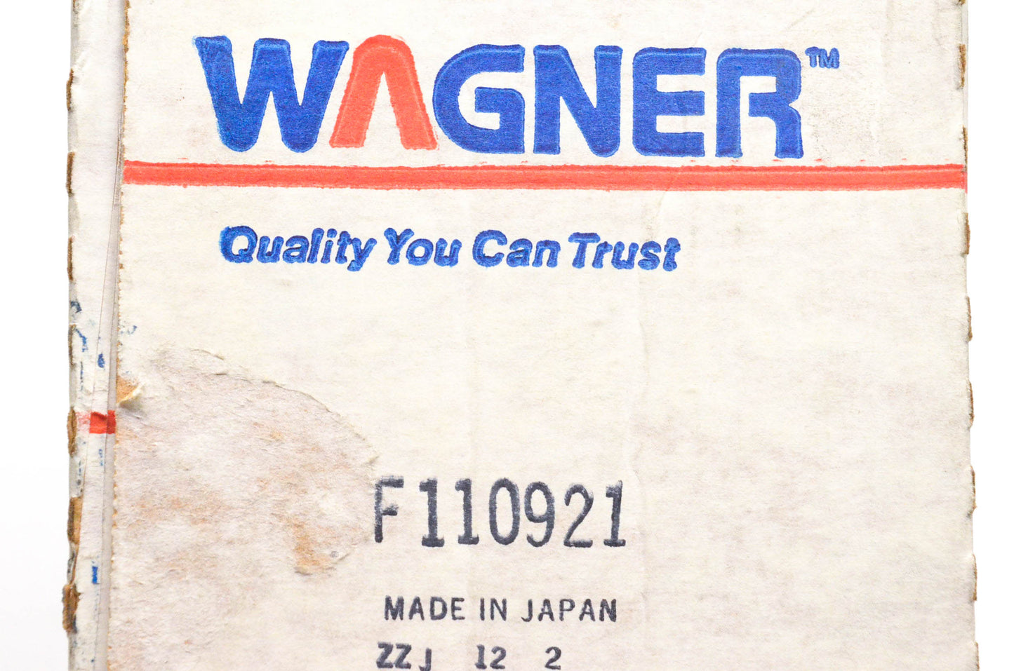 Wagner F110921 Master Brake Cylinder Assembly NOS