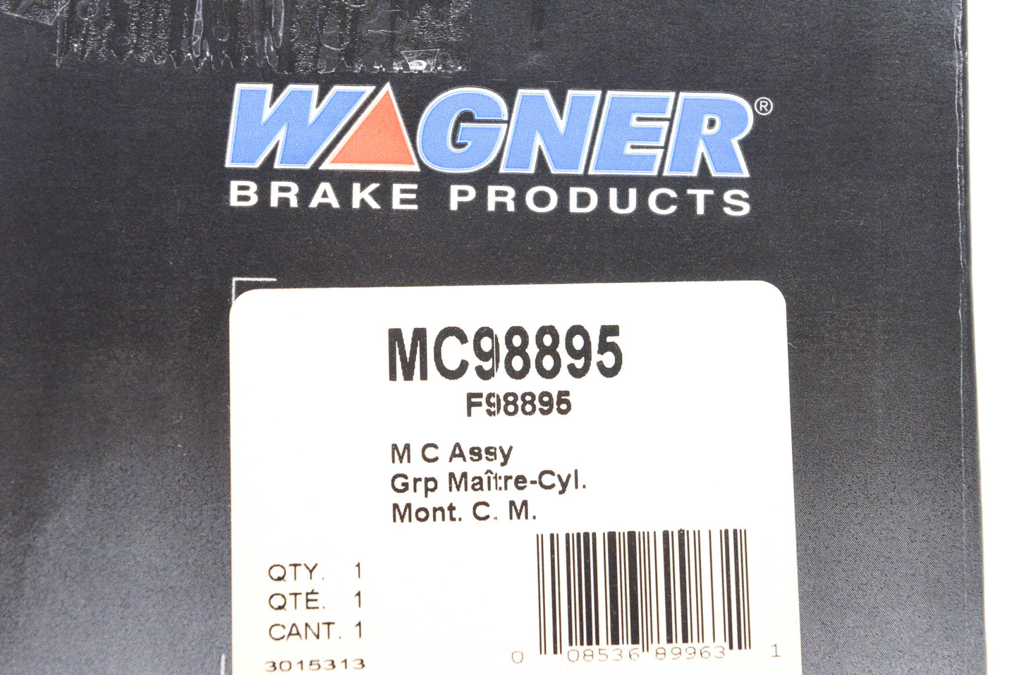 Wagner MC98895, F98895, F118486 Master Brake Cylinder Assembly NOS