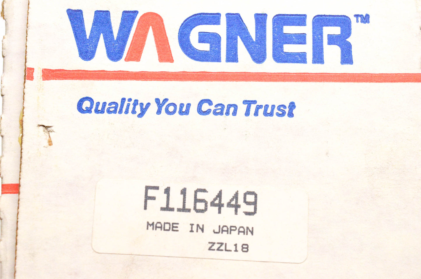 Wagner F116449 Master Brake Cylinder Assembly NOS