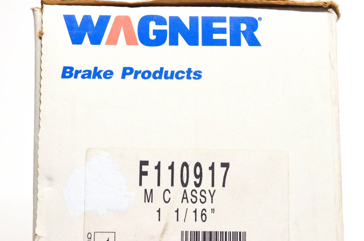 Wagner F110917, 131080 Master Brake Cylinder Assembly NOS