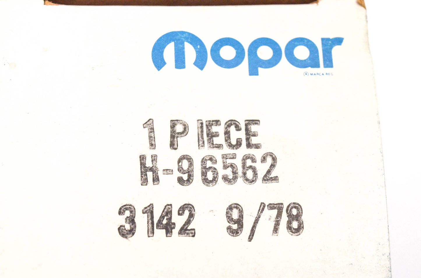 Mopar H96562, H-96562, 3142 9/78 Wheel Cylinder Assembly NOS