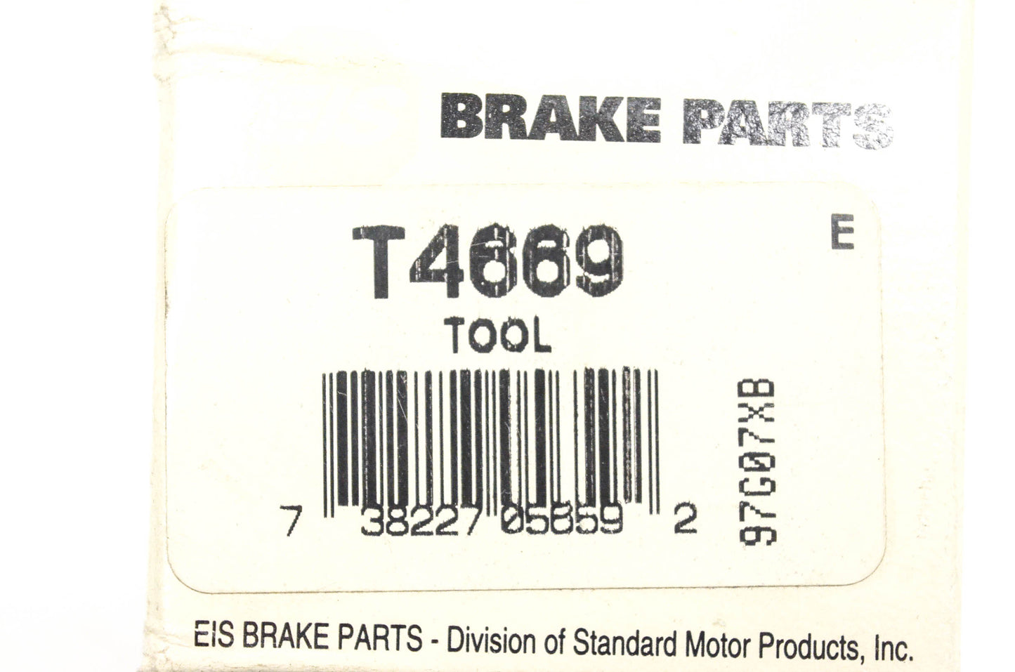 EIS T4669, 97G07XB Vent Valve NOS