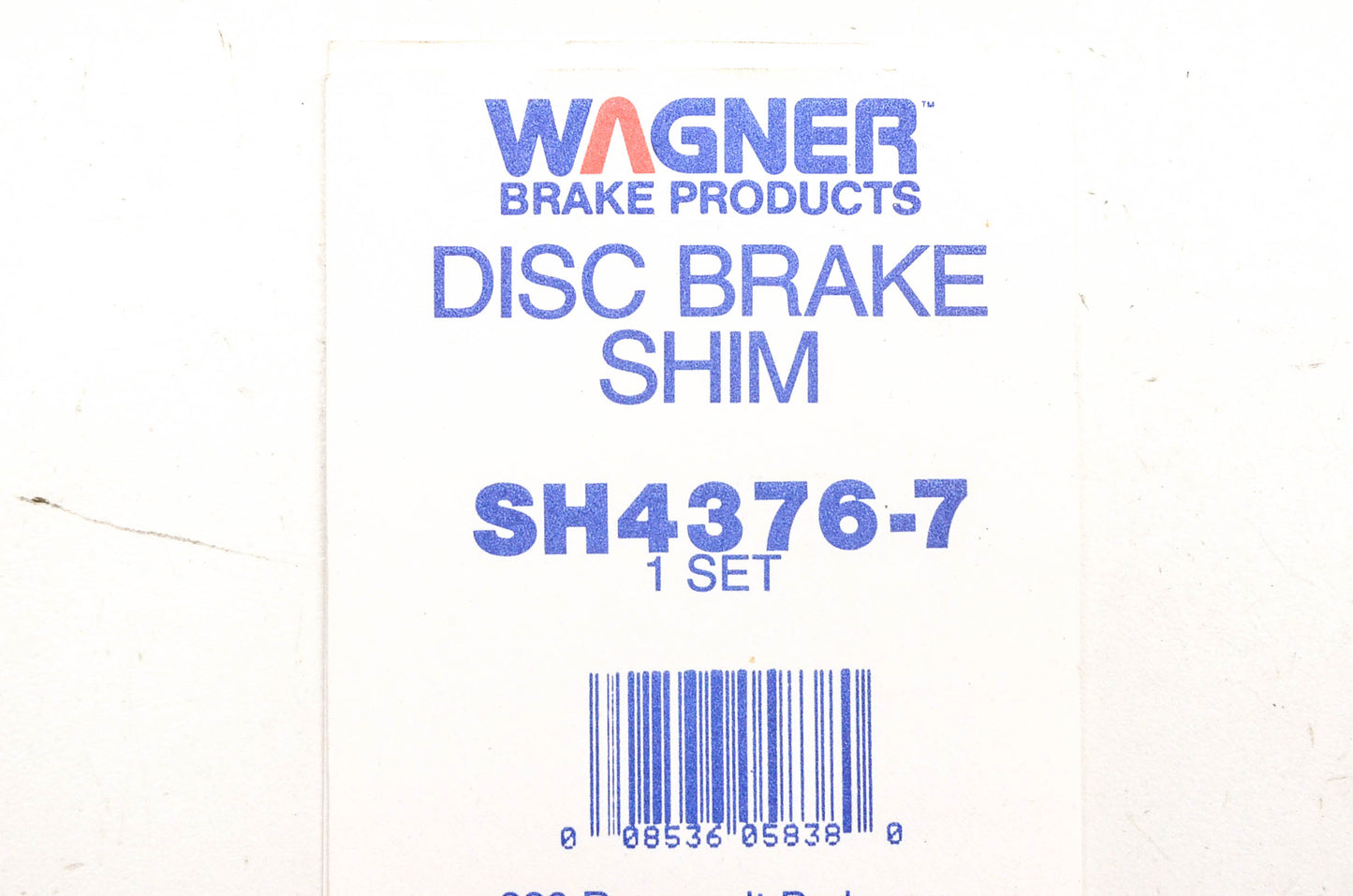 Wagner SH4376-7 Disc Brake Shim Kit NOS