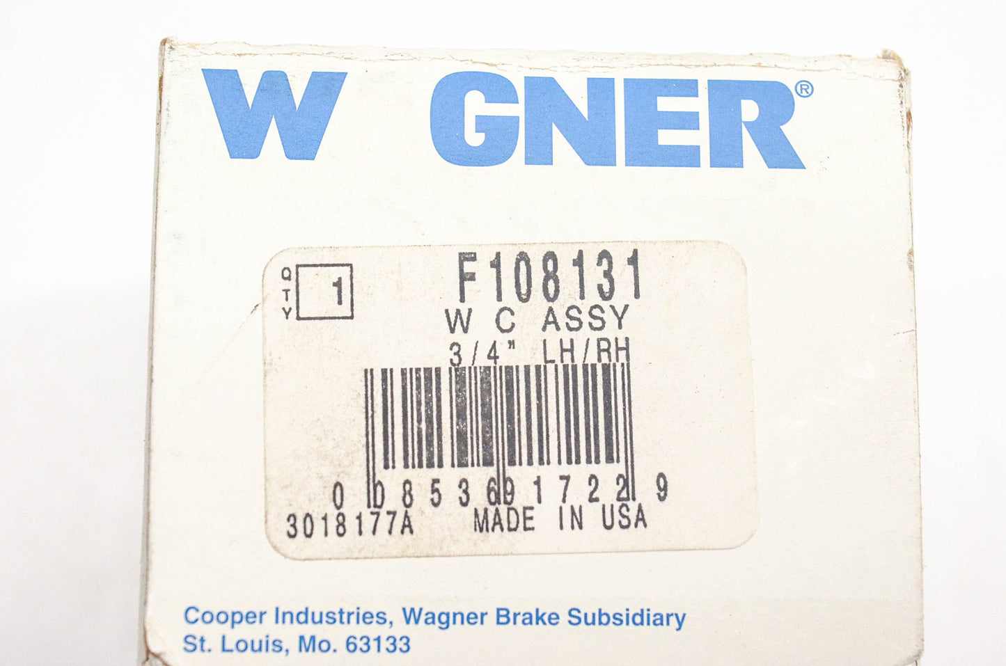 Wagner F108131 Wheel Cylinder Kit NOS