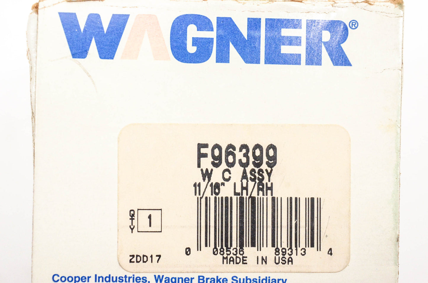 Wagner F96399, 131226 Wheel Cylinder Assembly NOS
