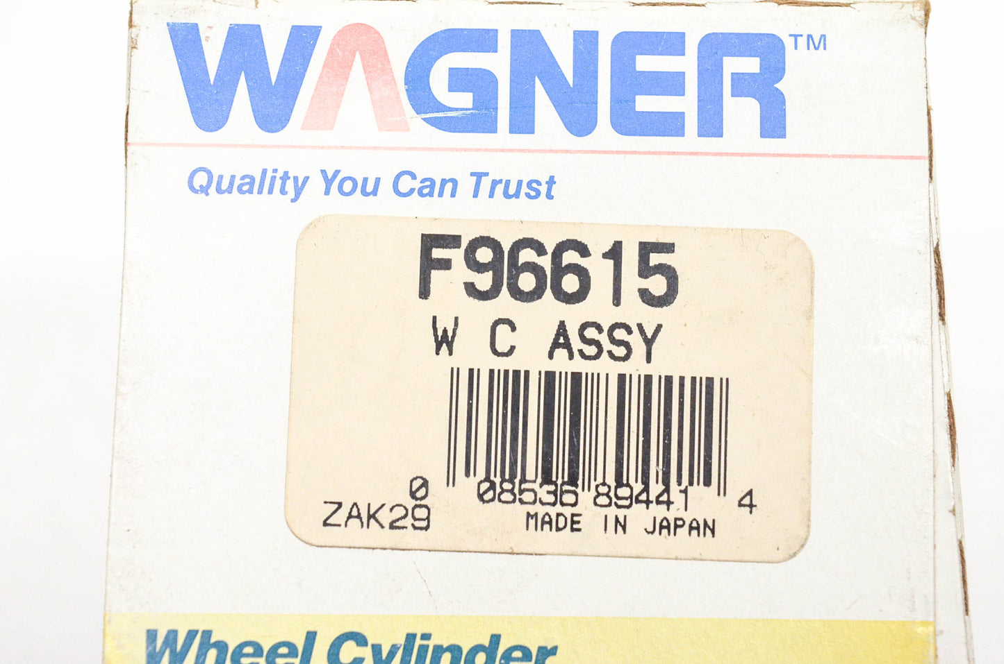 Wagner F96615, ZAK29 Wheel Cylinder Assembly NOS