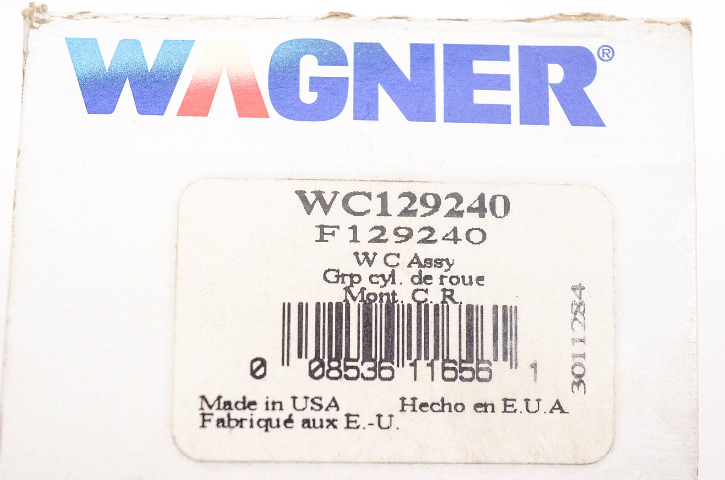 Wagner WC129240, F129240, 119642 Wheel Cylinder Assembly NOS