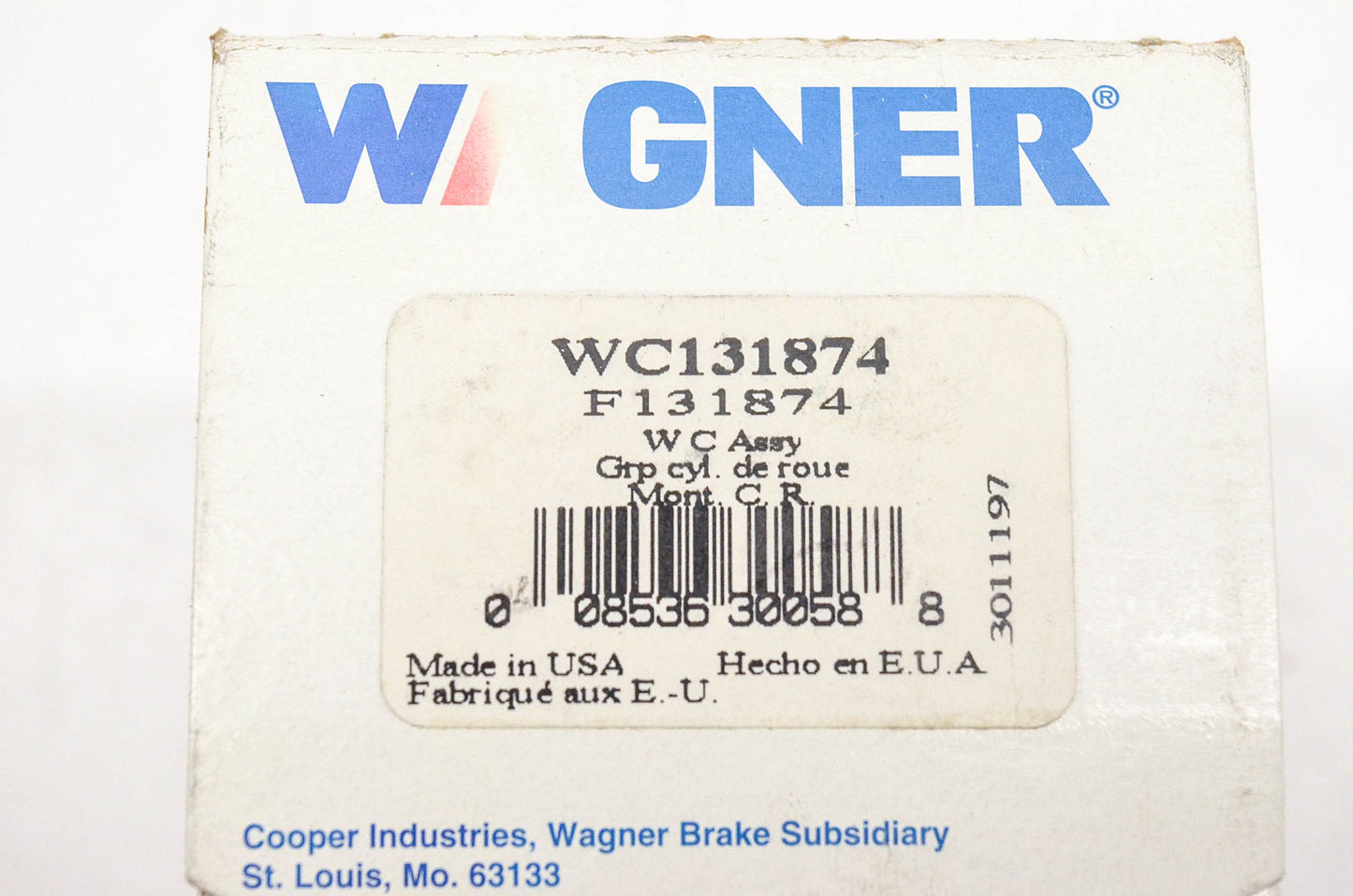 Wagner WC131874, F131874 Wheel Cylinder Assembly NOS