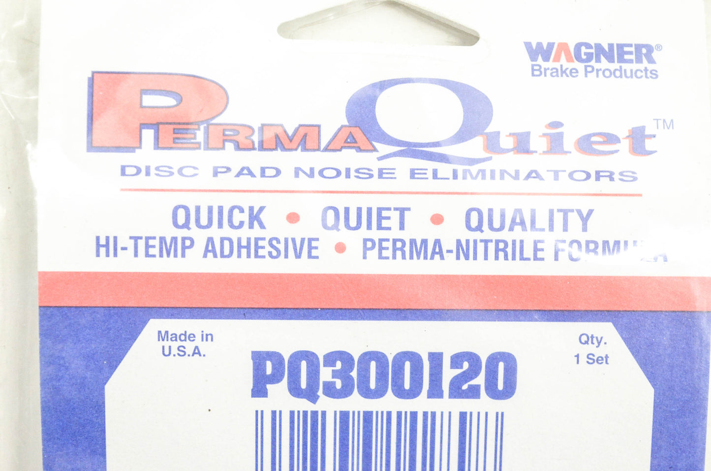 Wagner PQ300120 Perma Quiet Disc Brake Shim Kit NOS