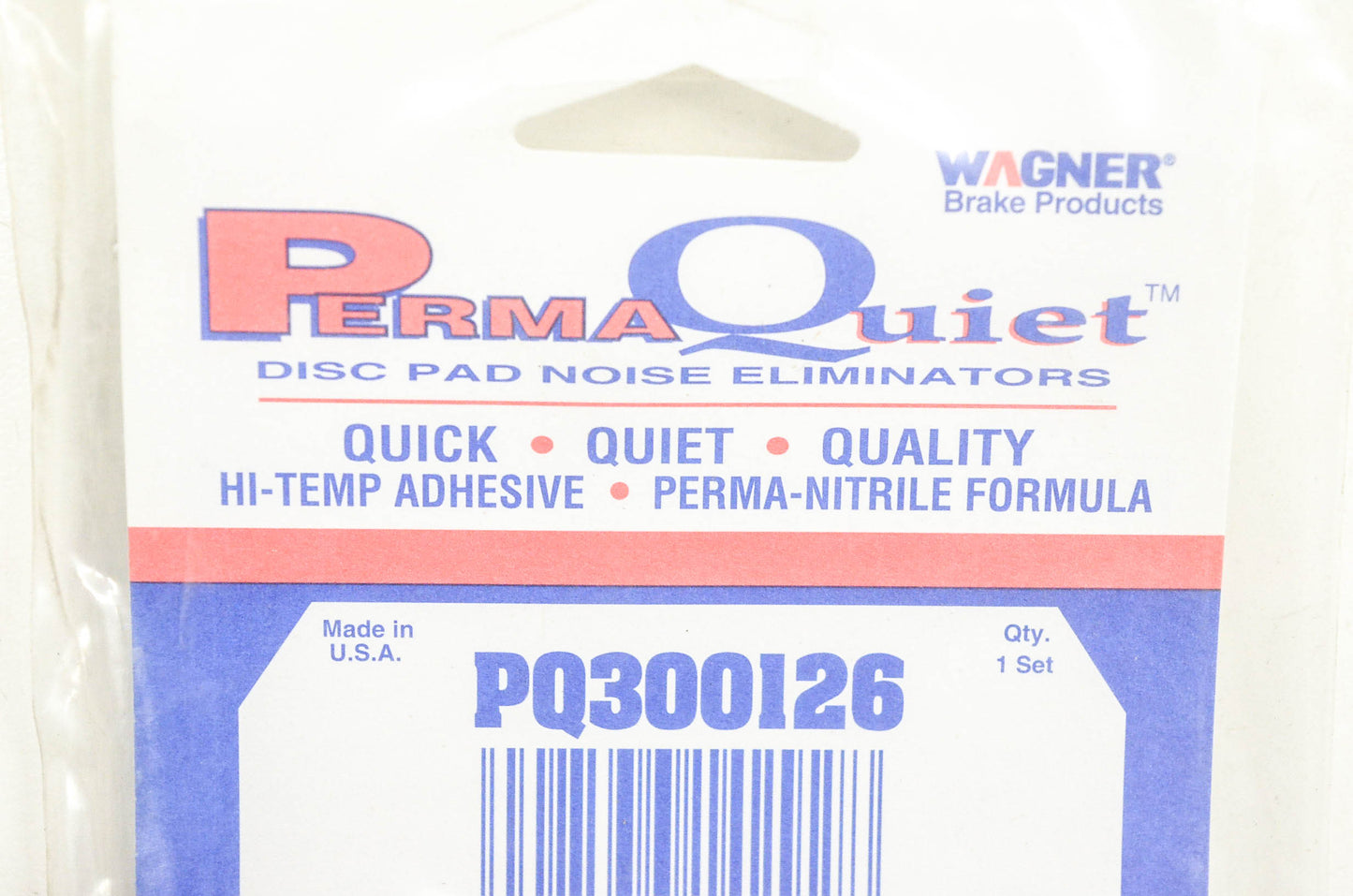Wagner PQ300126 Perma Quiet Disc Brake Shim Kit NOS
