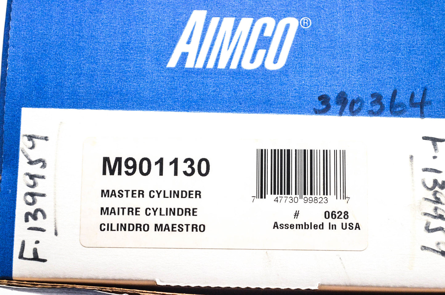 Aimco M901130, F139959 Master Cylinder Assembly NOS