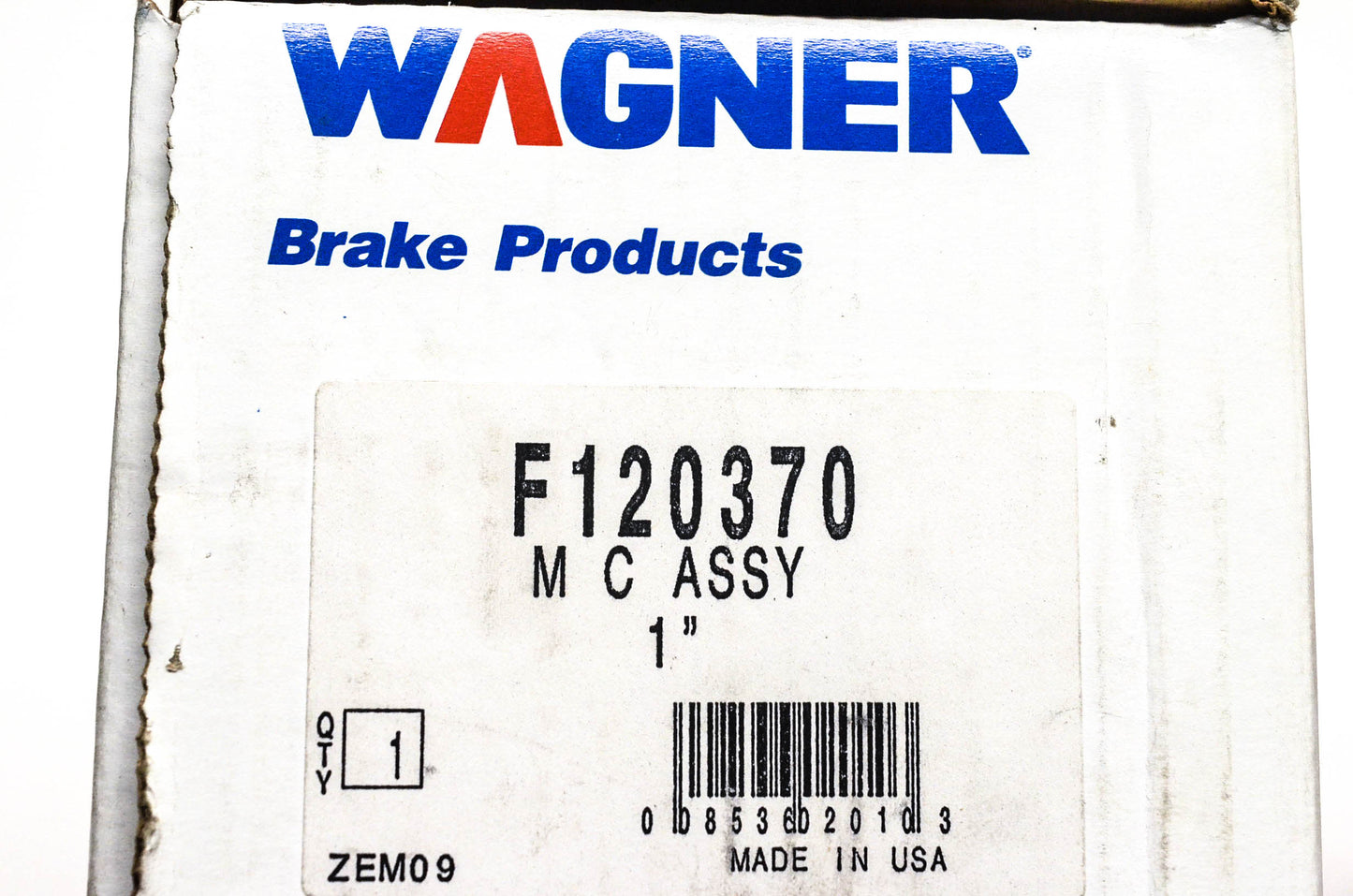 Wagner F120370, FF120497 Master Cylinder Assembly NOS