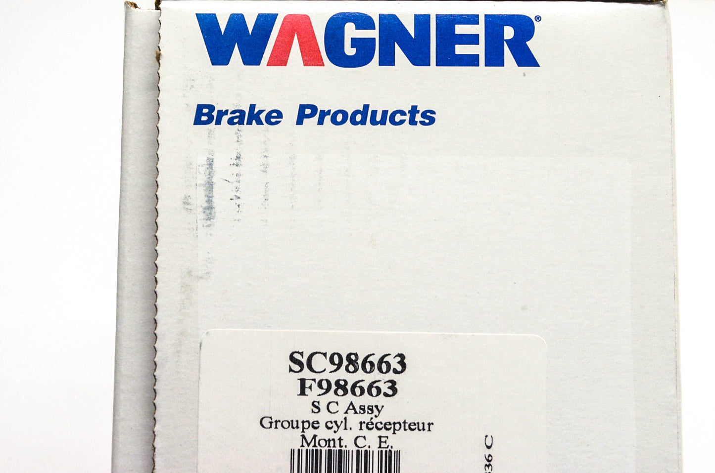 Wagner SC98663, F98663, FD98665 Slave Cylinder Assembly NOS