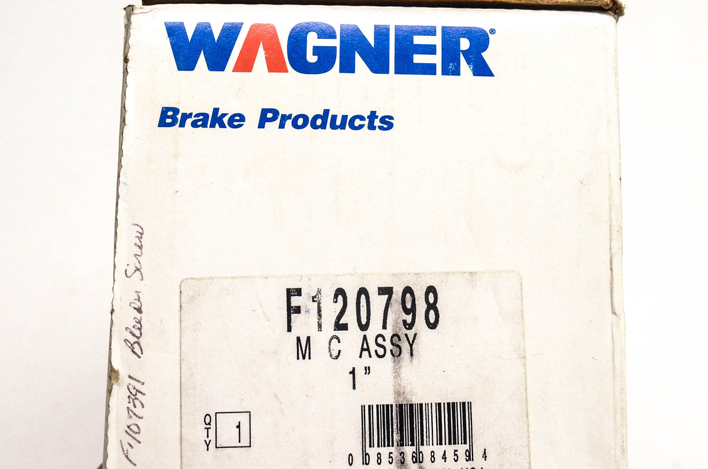Wagner F120798, FF128447 Master Cylinder Assembly NOS