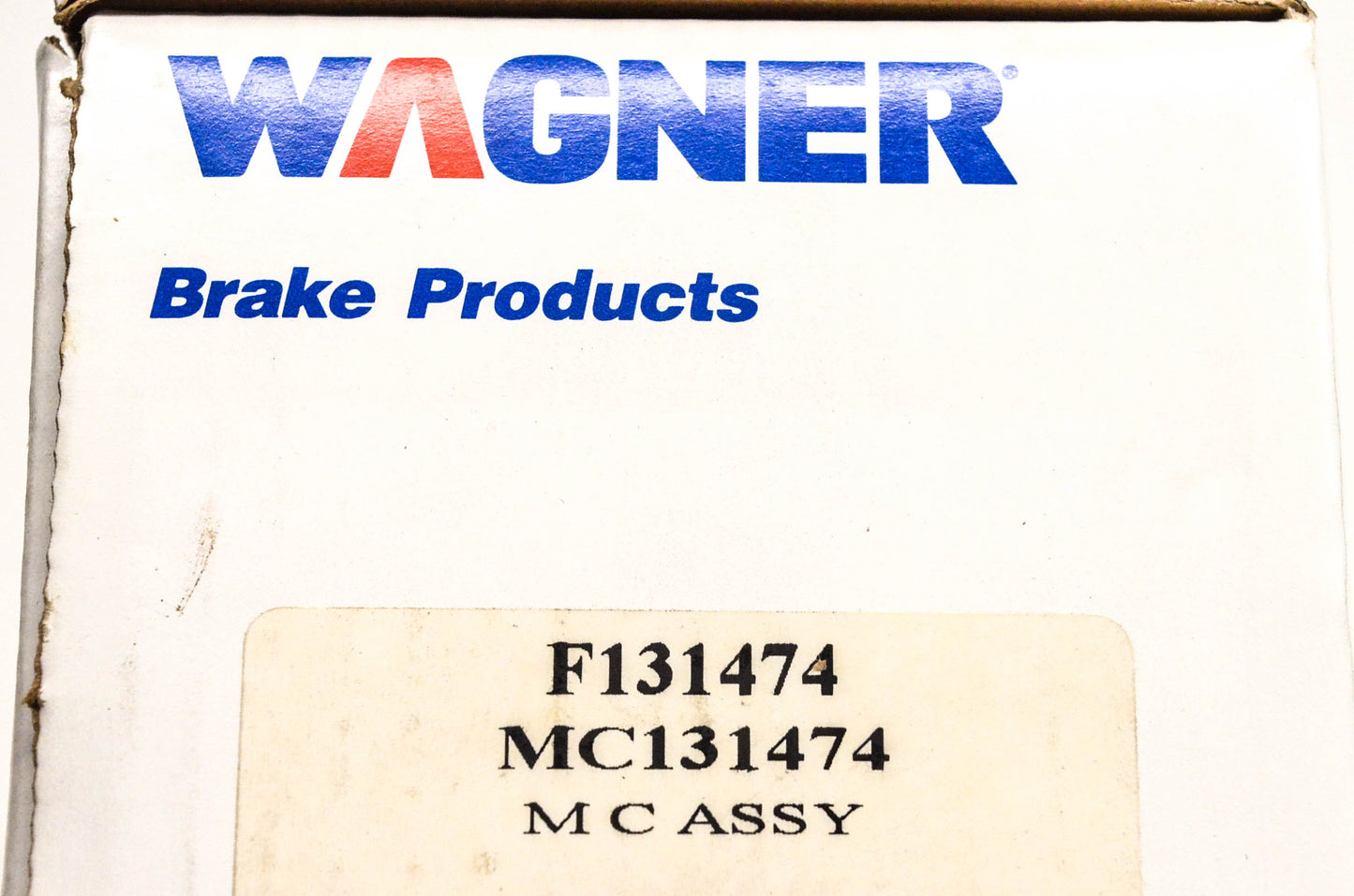 Wagner F131474, MC131474 Master Cylinder Assembly NOS