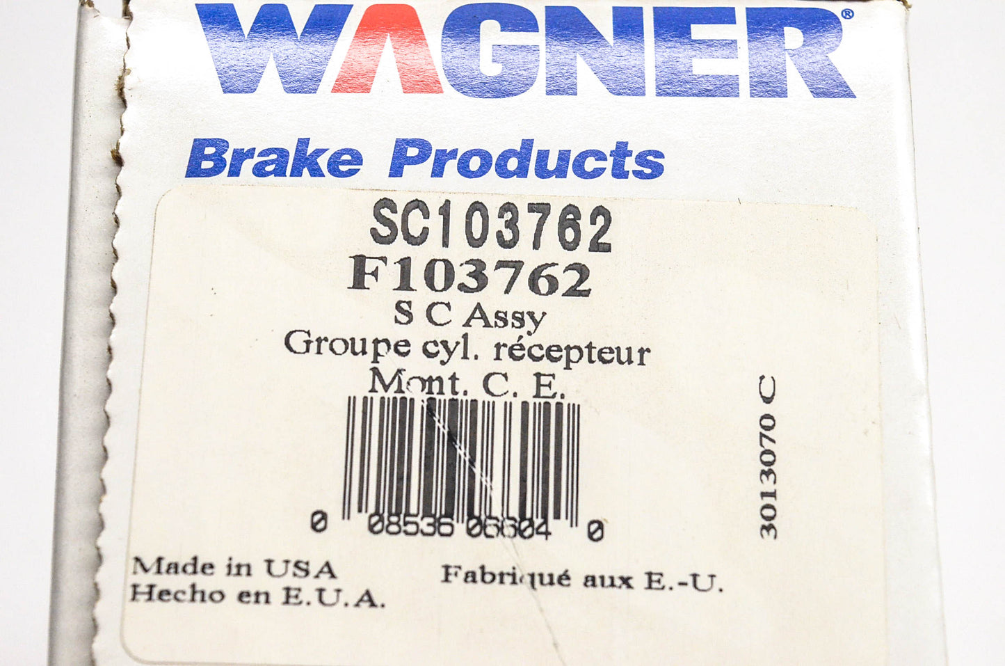 Wagner SC103762, F103762, FE131044 Slave Cylinder Assembly NOS