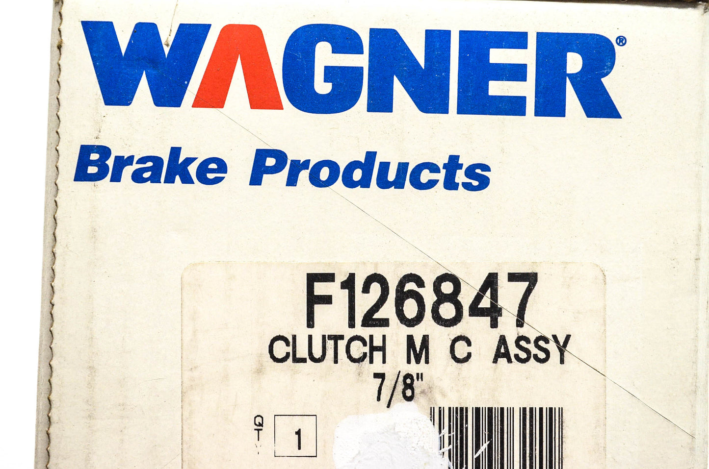 Wagner F126847 Master Cylinder Kit NOS