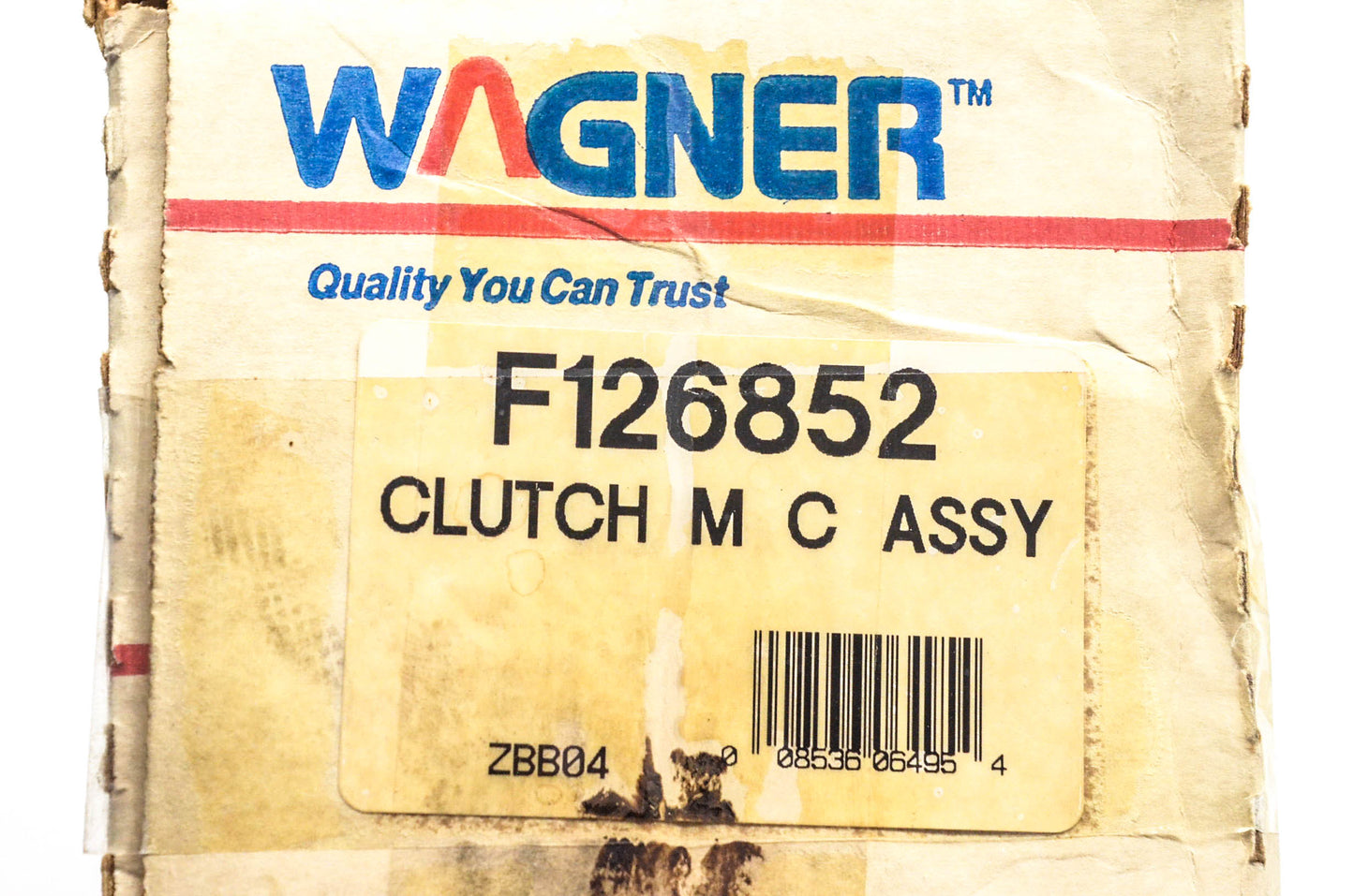 Wagner F126852 Manual Clutch Master Cylinder Kit NOS