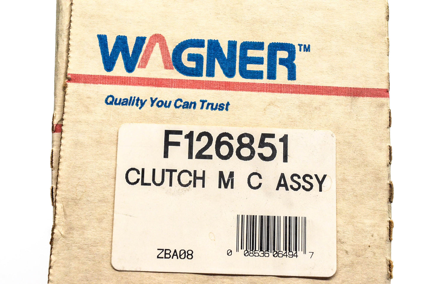 Wagner F126851 Clutch Master Cylinder Kit NOS