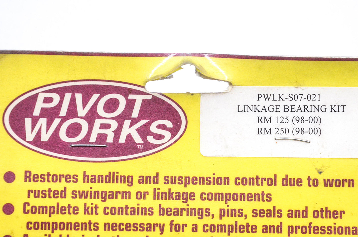 Pivot Works PWLK-S07-021, LK-S07-021 Linkage Bearing Kit NOS