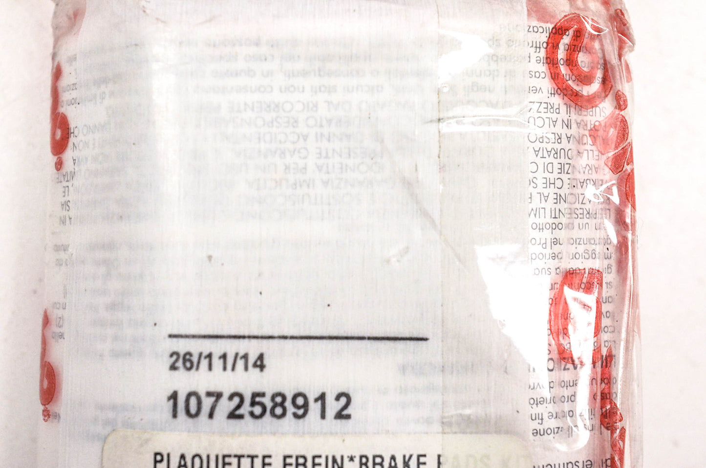 Brembo 507032489, 107258912 Brake Pad Kit NOS