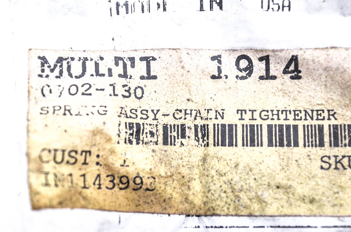 New OEM Arctic Cat 0702-130 Chain Tightener Assembly NOS