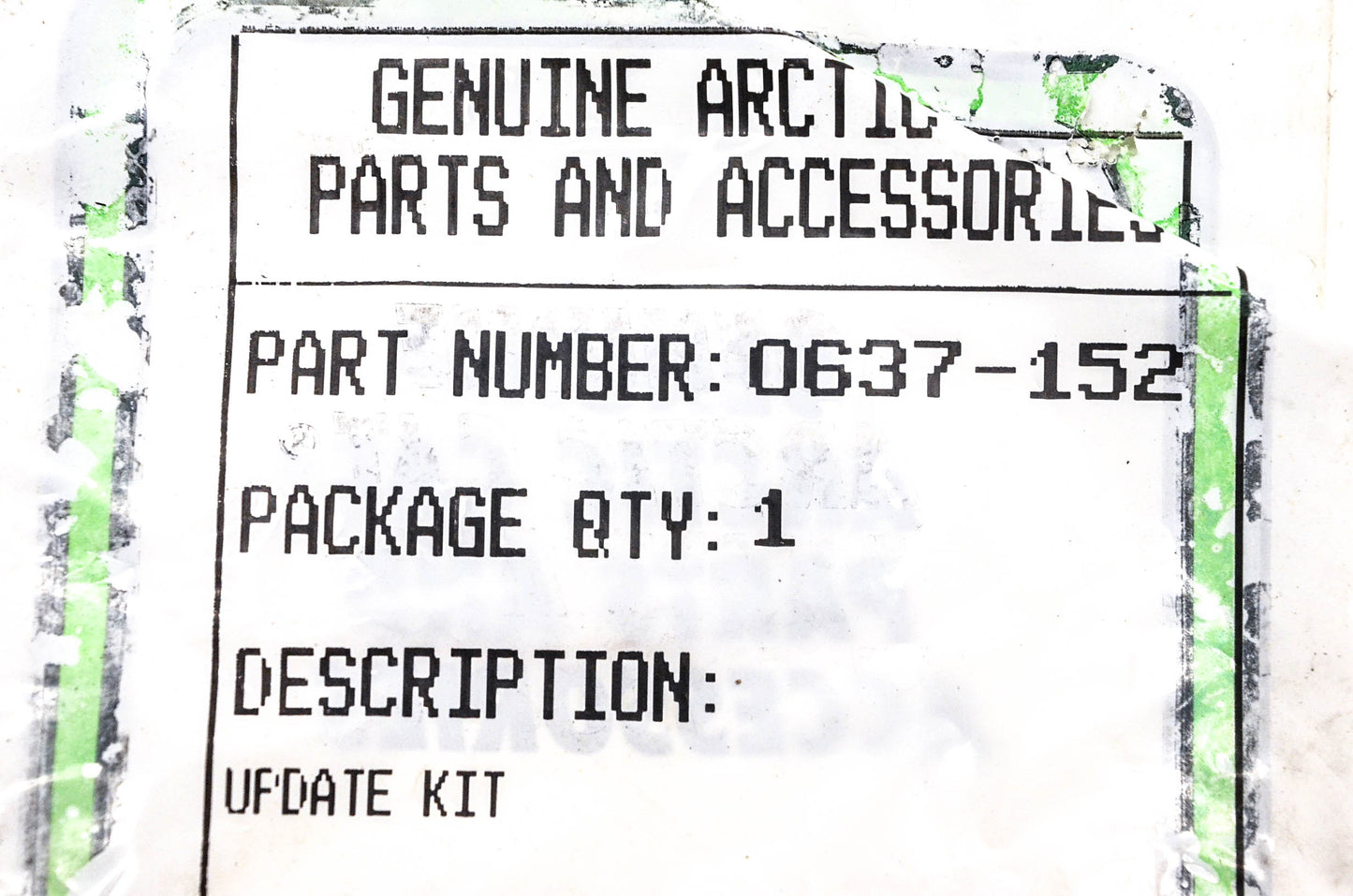 New OEM Arctic Cat 0637-152 Washer Update Kit NOS