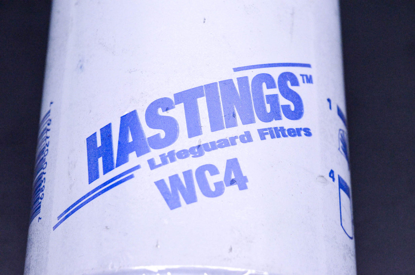 Hastings WC4 Oil Filter 5" NOS
