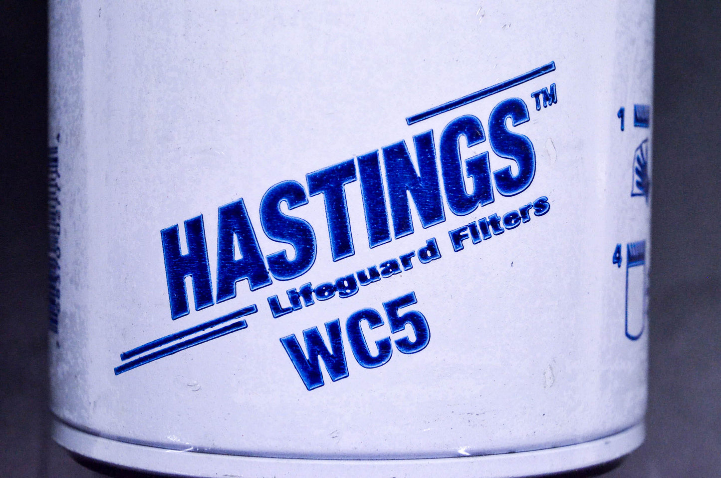 Hastings WC5 Oil Filter NOS