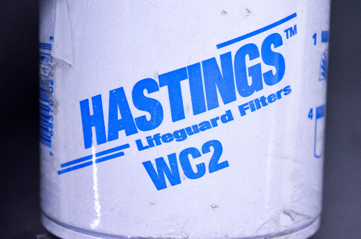 Hastings WC2 Oil Filter NOS