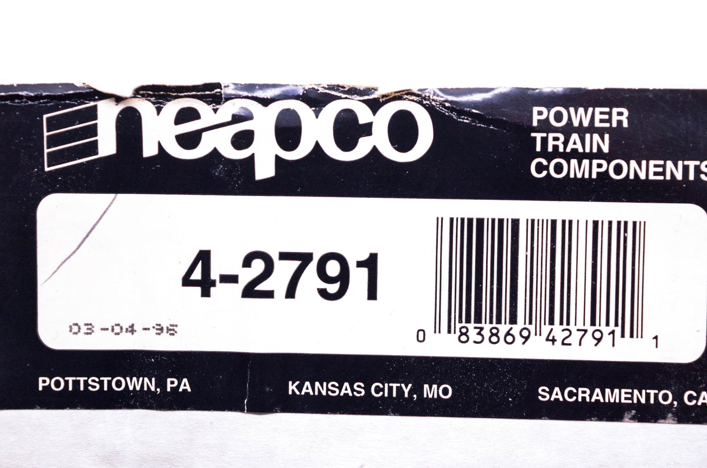Neapco 4-2791 Universal Joint Kit NOS