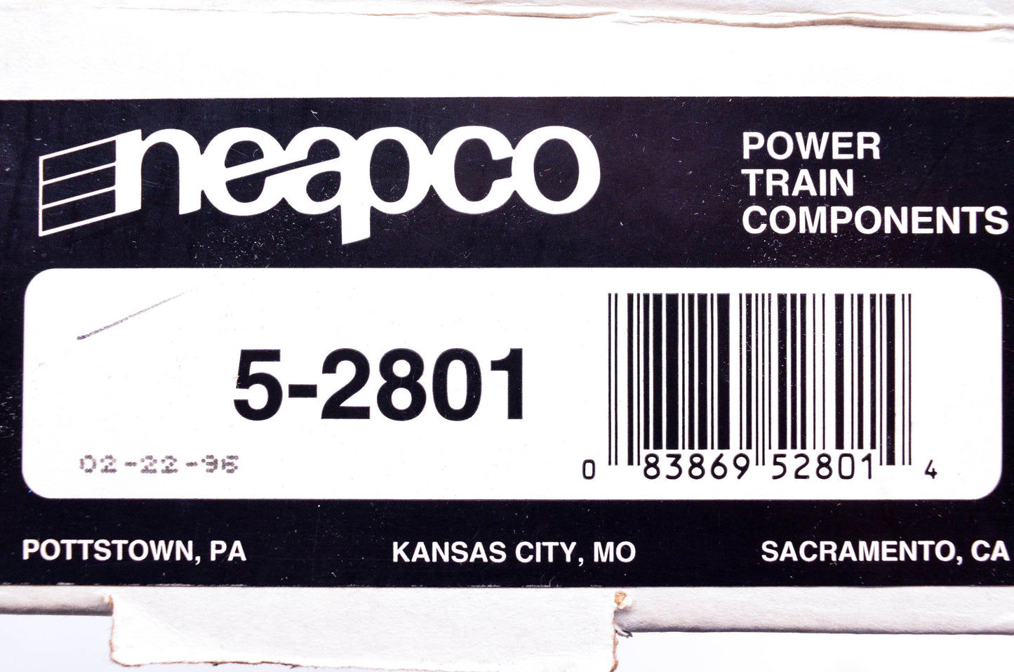 Neapco 5-2801 Universal Joint Kit NOS