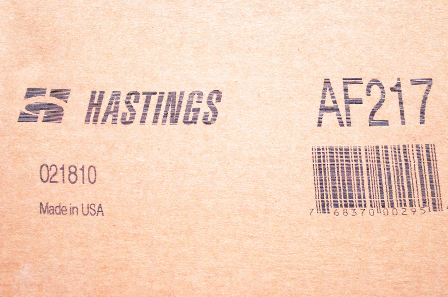 Hastings AF217 Air Filter NOS
