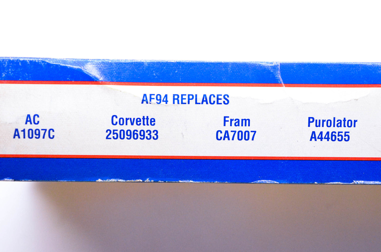 Hastings AF94 Air Filter NOS