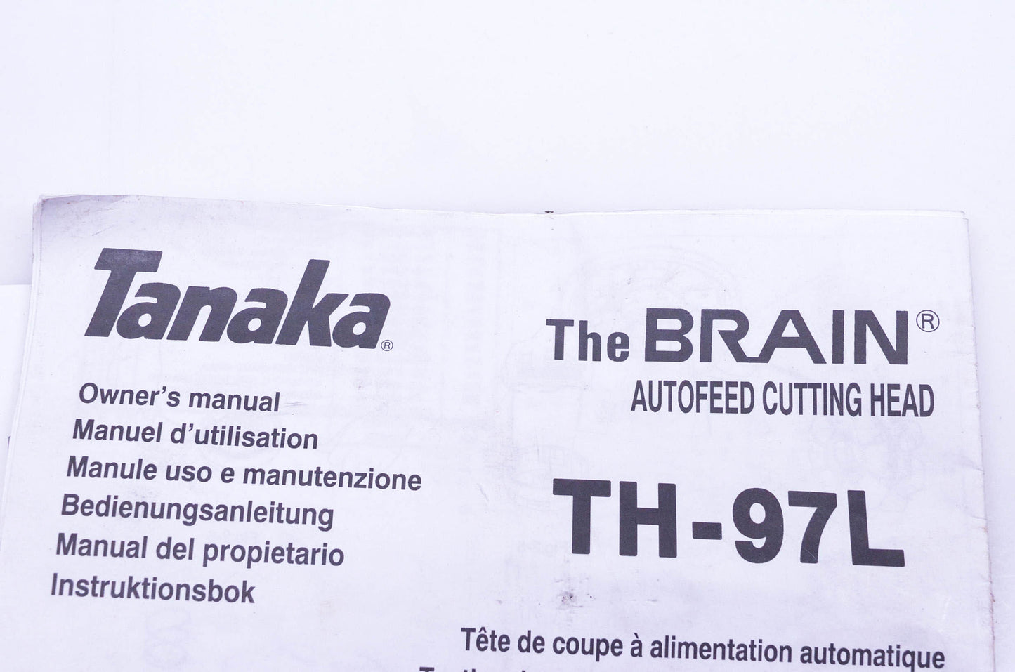 Tanaka TH-97L The Brain Autofeed Cutting Head Kit NOS